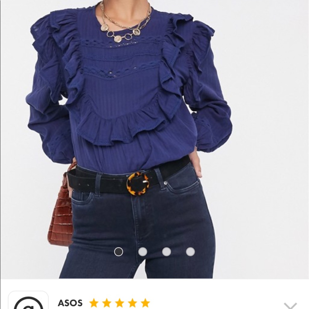 ASOS ruffle top.